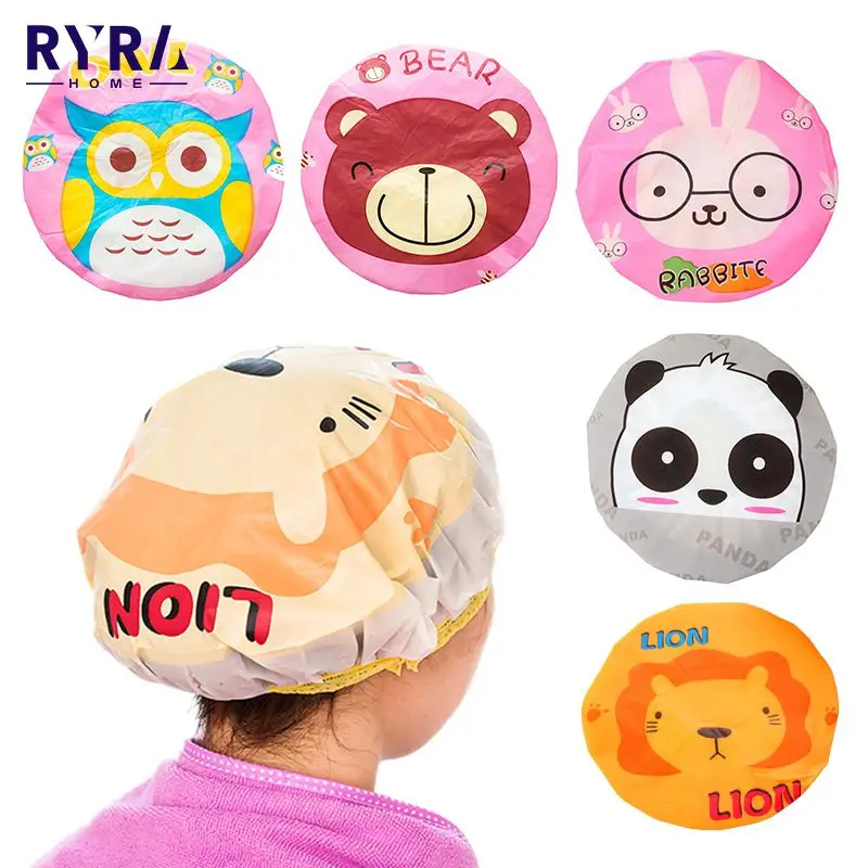 Women Girl Colorful Shower Caps Cute Cartoon Animal Women Shower Caps Adult Waterproof Bathing Adjustable Size Bath Shower New
Women Girl Colorful Shower Caps Cute Cartoon Animal Women Shower Caps Adult Waterproof Bathing Adjustable Size Bath Shower New