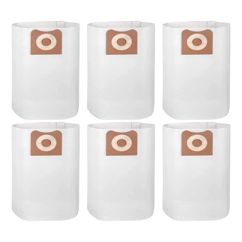 6PCS Shop Vac Bags For Ridgid VF3502 12-16 Gallon Wet Dry Vac High Efficiency Vacuum Bag 23743 Dust Collector
6PCS Shop Vac Bags For Ridgid VF3502 12-16 Gallon Wet Dry Vac High Efficiency Vacuum Bag 23743 Dust Collector