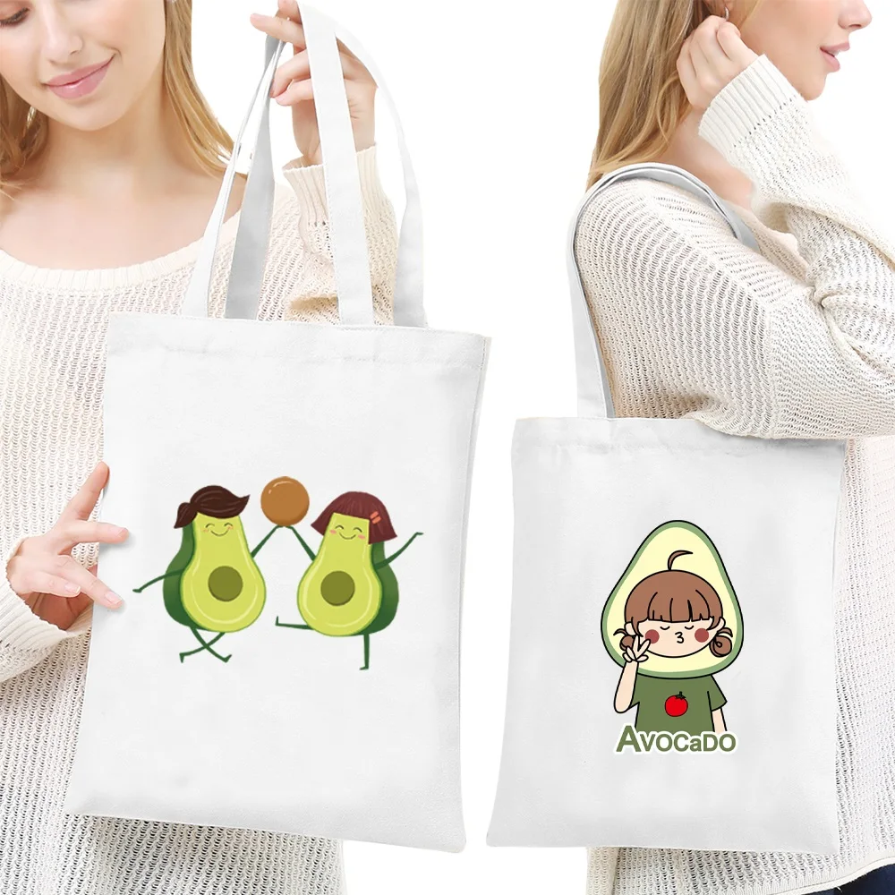 Shopping Bags Women Canvas Shoulder Bag Reusable Ladies Avocado Printing Handbags Casual Tote Grocery Storage Bag for Girls
Shopping Bags Women Canvas Shoulder Bag Reusable Ladies Avocado Printing Handbags Casual Tote Grocery Storage Bag for Girls