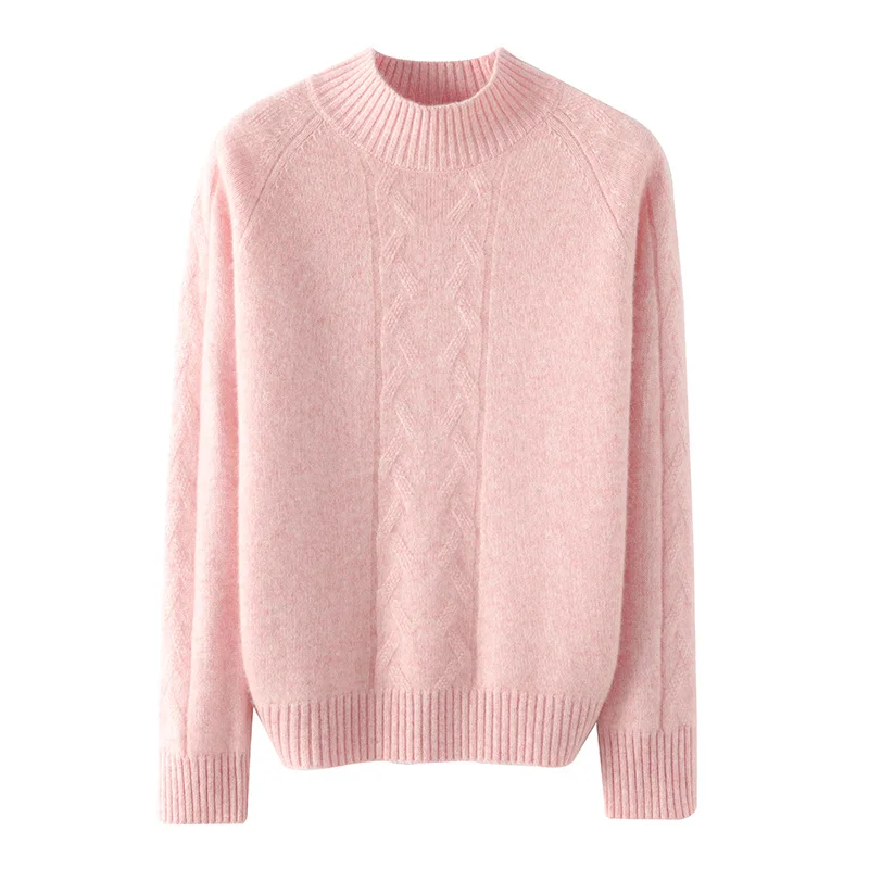 KOIJINSKY Autumn and winter women's half high collar warm sweater cashmere sweater
KOIJINSKY Autumn and winter women's half high collar warm sweater cashmere sweater