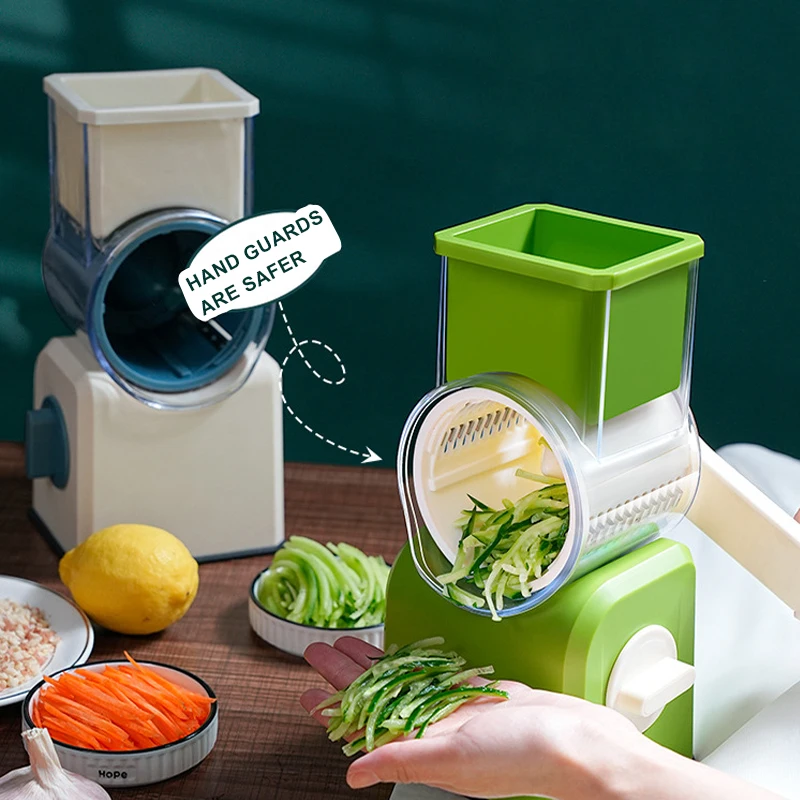 Multifunction Vegetable Slicer Manual Home Kitchen Accessories Grater Vegetable Chopper 3 in 1 Round Cutter Potato Spiralizer 
Multifunction Vegetable Slicer Manual Home Kitchen Accessories Grater Vegetable Chopper 3 in 1 Round Cutter Potato Spiralizer