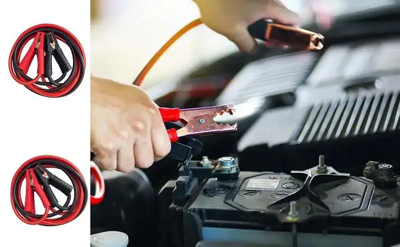 Heavy Duty 1500A 4M Car Battery Jump Leads and Automotive Booster Cables Jumper Cable Kit For Jump Starting Dead or Weak
Heavy Duty 1500A 4M Car Battery Jump Leads and Automotive Booster Cables Jumper Cable Kit For Jump Starting Dead or Weak