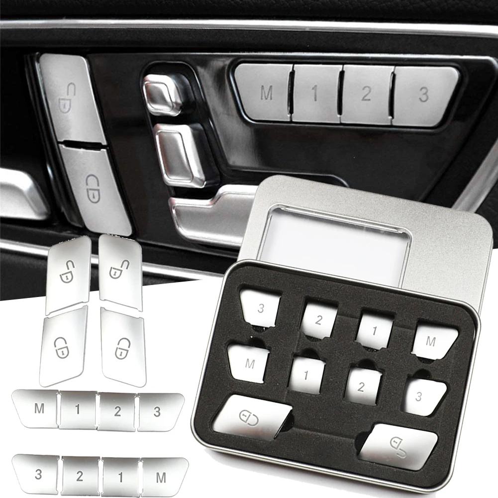 Car Door Seat Switch Panel Lock Unlock Button Cover Decorative Stickers For Mercedes-Benz Old C E Class GLK GLE ML GL CLS
Car Door Seat Switch Panel Lock Unlock Button Cover Decorative Stickers For Mercedes-Benz Old C E Class GLK GLE ML GL CLS