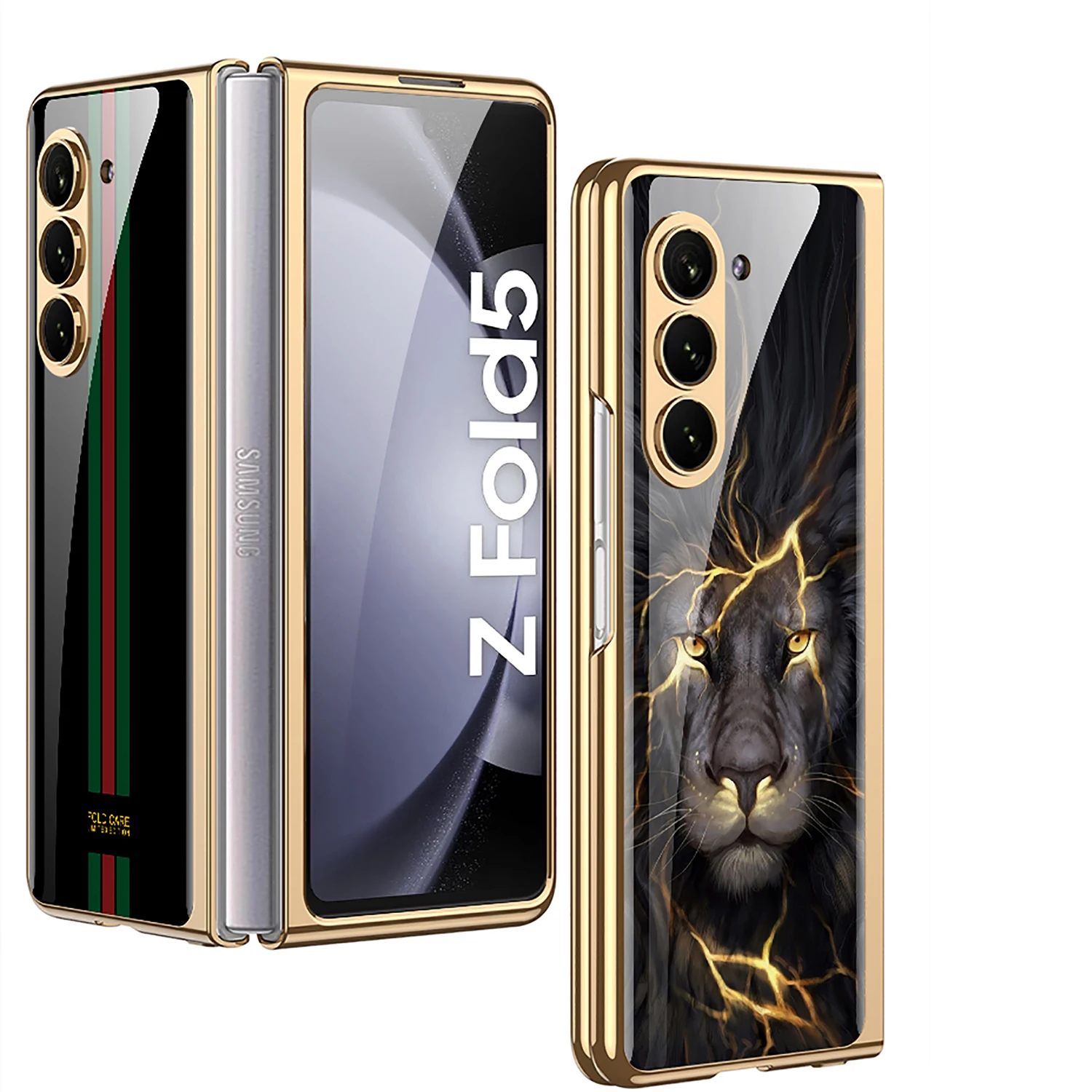 For Samsung Galaxy Z Fold 5 Case Plating Plastic Frame Hard Tempered Glass Back Cover for Z Fold5 Fold 4 3
For Samsung Galaxy Z Fold 5 Case Plating Plastic Frame Hard Tempered Glass Back Cover for Z Fold5 Fold 4 3