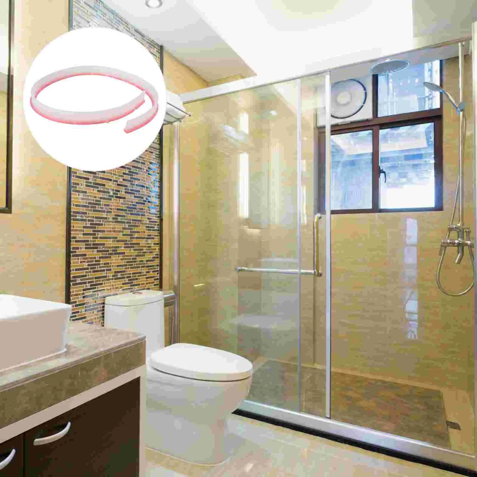 1PC Collapsible Shower Threshold Shower Dam Barrier Bathroom Floor Water Stopper Collapsible Water Dam Shower Door Dam Strip
1PC Collapsible Shower Threshold Shower Dam Barrier Bathroom Floor Water Stopper Collapsible Water Dam Shower Door Dam Strip