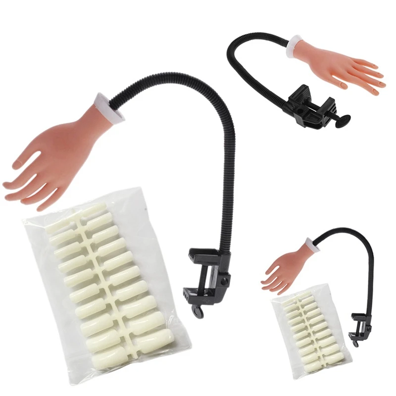 Nail Art Training Fake Hand Display False Tips Manicure Practice Hand Adjustable Plastic Practice Model
Nail Art Training Fake Hand Display False Tips Manicure Practice Hand Adjustable Plastic Practice Model
