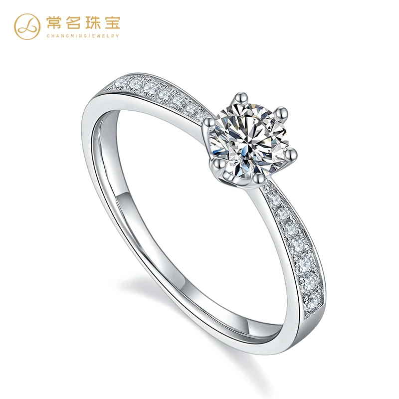 With Certificate 0.5 ct Luxury smart Moissanite Ring 925 Sterling Silver D Color Diamond Ring women ring Engagement Wholesale
With Certificate 0.5 ct Luxury smart Moissanite Ring 925 Sterling Silver D Color Diamond Ring women ring Engagement Wholesale