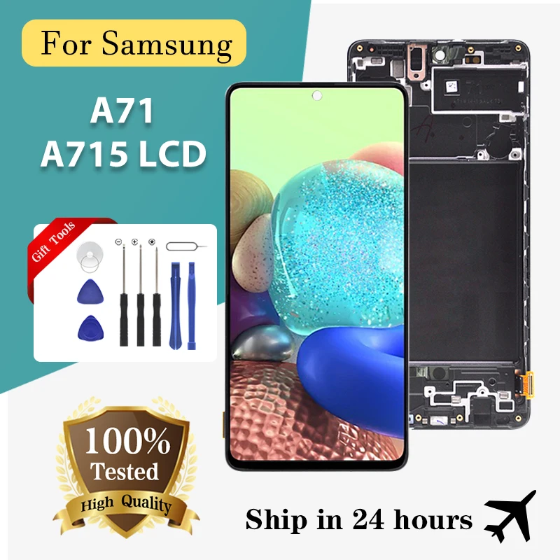 Brand New Amoled A715 Display For Samsung Galaxy A71 Lcd Touch Screen Panel Digitizer A715F Assembly Free Ship With Tools
Brand New Amoled A715 Display For Samsung Galaxy A71 Lcd Touch Screen Panel Digitizer A715F Assembly Free Ship With Tools