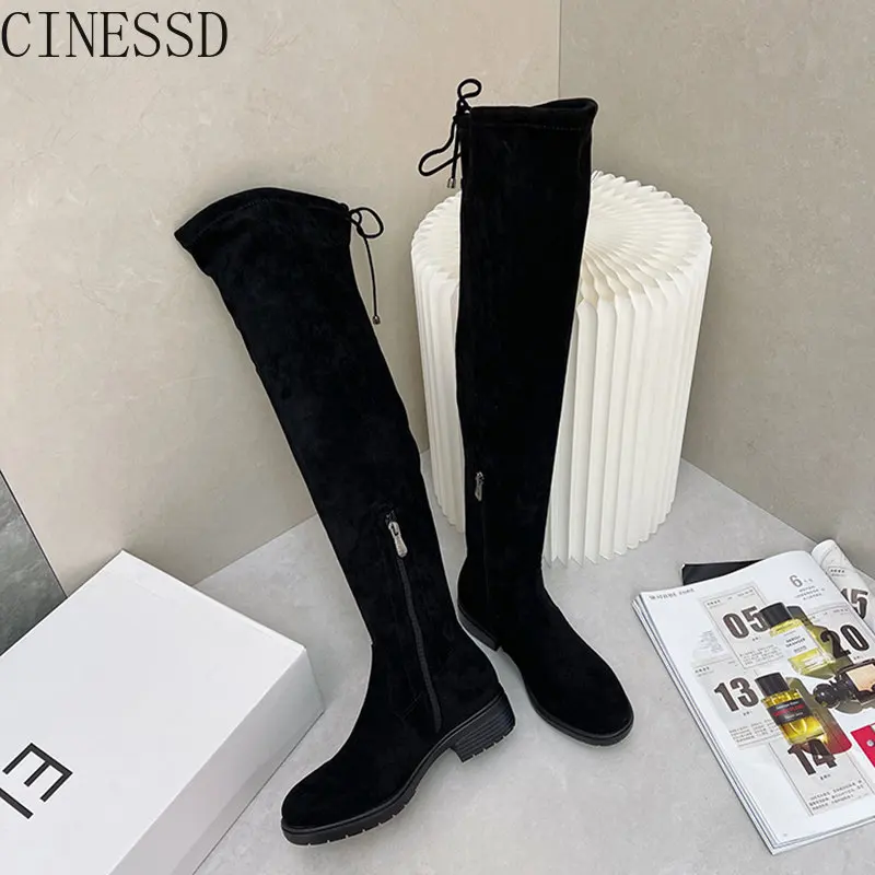 Women's Shoes, Fall 2022) New Stretch Boots over-the-Knee Boots Thin Large Size Thick Heel over-the-Knee Skinny Boots Boots 
Women's Shoes, Fall 2022) New Stretch Boots over-the-Knee Boots Thin Large Size Thick Heel over-the-Knee Skinny Boots Boots