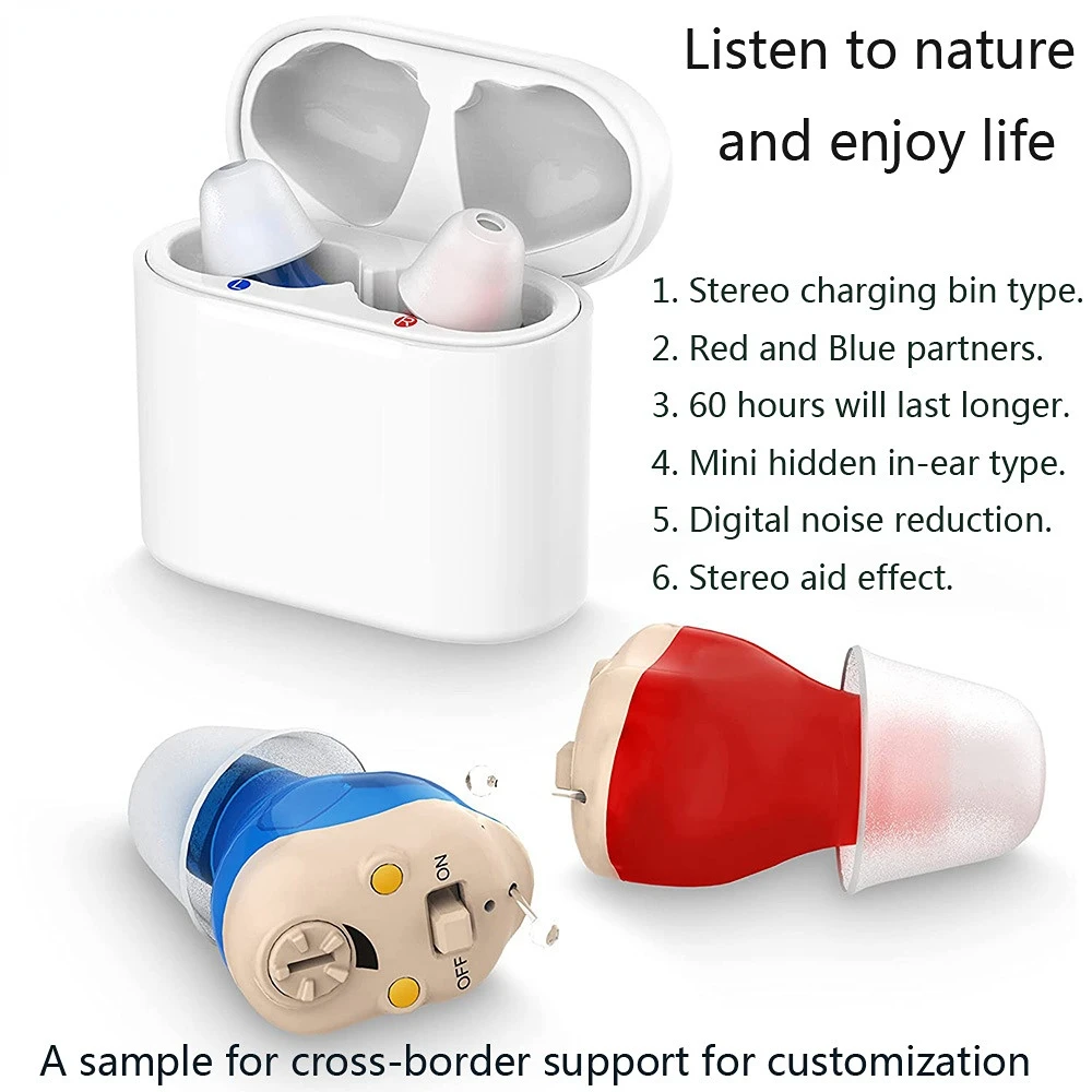 Best Hearing Aid Rechargeable ITE Deaf The Listening Device Mini Wireless Sound Amplifier Invisible Elderly Hearing Aids
Best Hearing Aid Rechargeable ITE Deaf The Listening Device Mini Wireless Sound Amplifier Invisible Elderly Hearing Aids