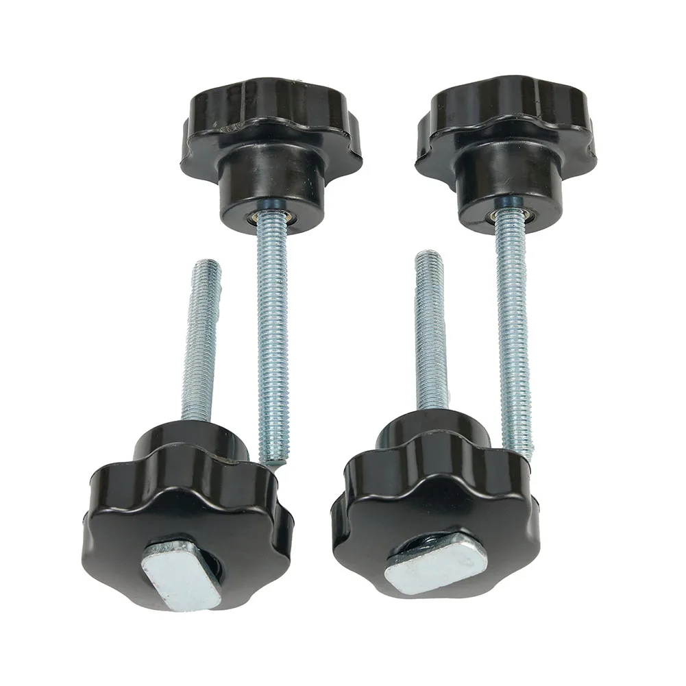 4 Sets T Slot M8x100mm T-Slider Bolt With Thumb Knob For Miter Track T-Track Chute Special Clamping Fixture Accessories Screw
4 Sets T Slot M8x100mm T-Slider Bolt With Thumb Knob For Miter Track T-Track Chute Special Clamping Fixture Accessories Screw
