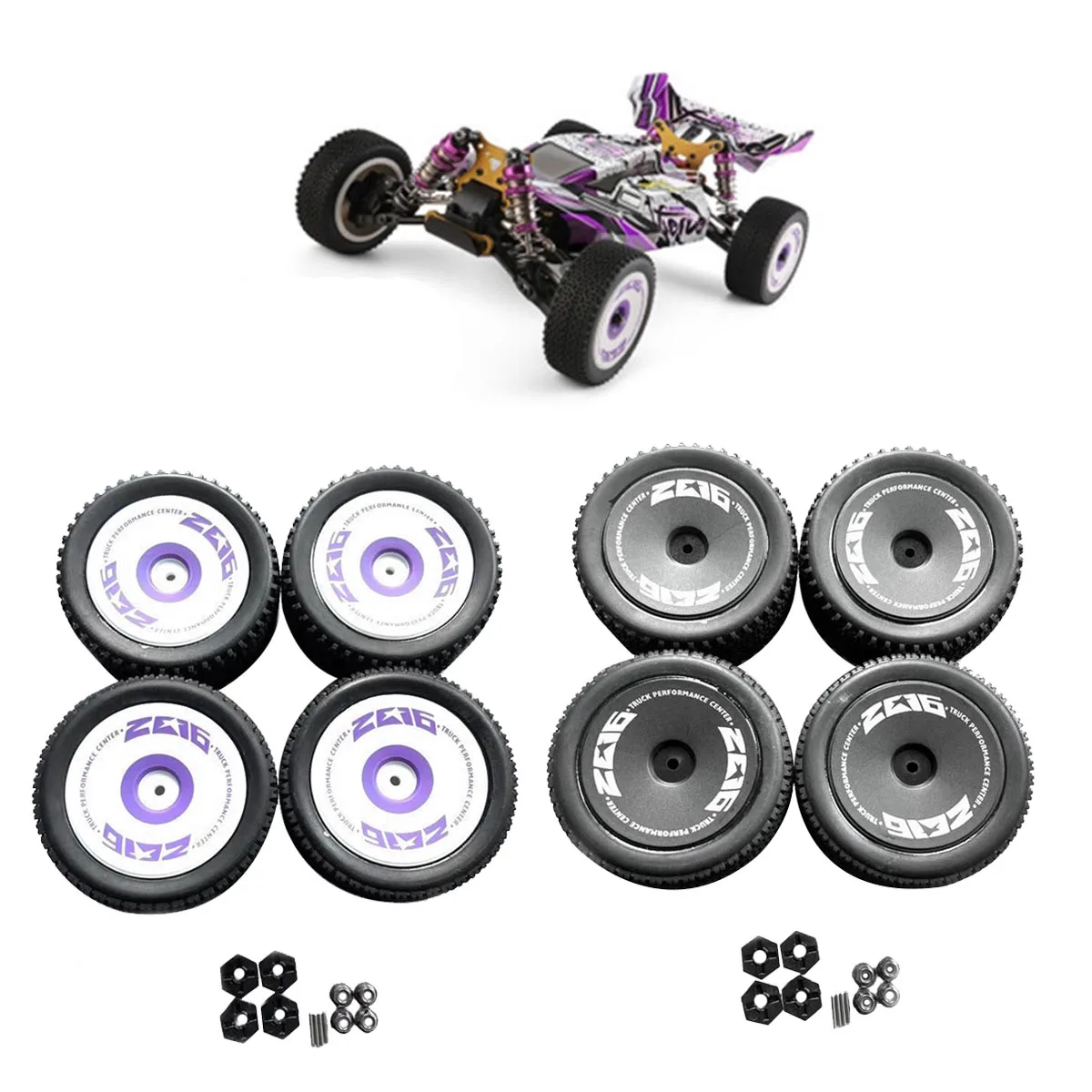 4Pcs Off Road Wheels with Wheel Hub Adapter Combiner for WLtoys 124019-1827 124016 144001 RC Car Tire Hub,Black
4Pcs Off Road Wheels with Wheel Hub Adapter Combiner for WLtoys 124019-1827 124016 144001 RC Car Tire Hub,Black