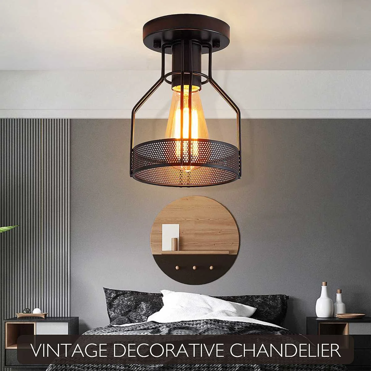 E27 Retro Ceiling Lights With bulb Vintage Ceiling Lamp LED Nordic Iron Home Decro Aisle Lights Loft Restaurant Decorative Lamps
E27 Retro Ceiling Lights With bulb Vintage Ceiling Lamp LED Nordic Iron Home Decro Aisle Lights Loft Restaurant Decorative Lamps