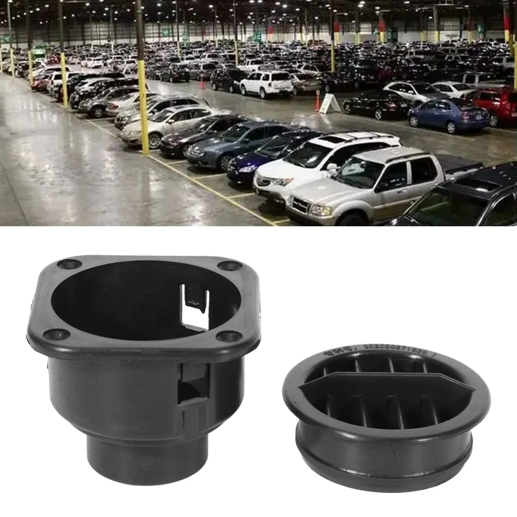 

42mm Car Air Parking Heater Duct Pipe Connector Warm Air Vent Outlet for Webasto Eberspacher Propex