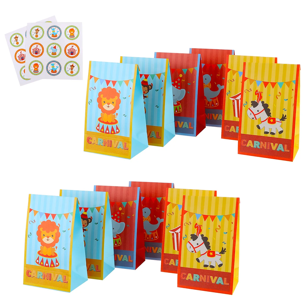 Gift Paper Party Candy Circus Pouch Treat Themed Carnival Packing Theme Stickers Colorful Birthday Wrapping Decoration Supplies
Gift Paper Party Candy Circus Pouch Treat Themed Carnival Packing Theme Stickers Colorful Birthday Wrapping Decoration Supplies