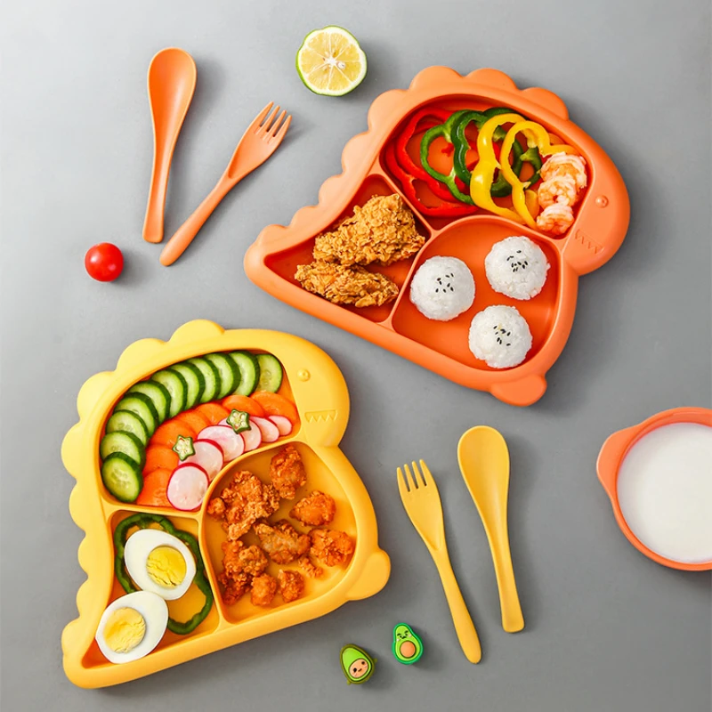 4Pcs/set Baby Cartoon Dinosaur Tableware Children's Dinnerware Set Baby Dishes Children Dinnerware Training Food Bowl Spoon Fork
4Pcs/set Baby Cartoon Dinosaur Tableware Children's Dinnerware Set Baby Dishes Children Dinnerware Training Food Bowl Spoon Fork