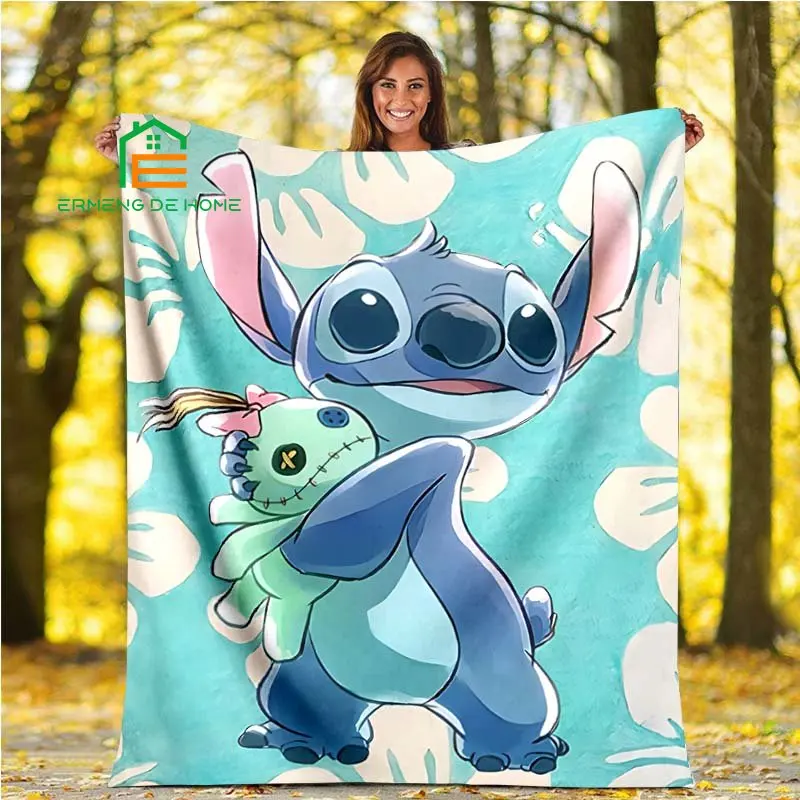 3D Printing Cartoon Stitch Soft Throw Blanket Flannel Living Room/Bedroom Warm Blanket for Kids, Adults, Elderly 5 Sizes
3D Printing Cartoon Stitch Soft Throw Blanket Flannel Living Room/Bedroom Warm Blanket for Kids, Adults, Elderly 5 Sizes