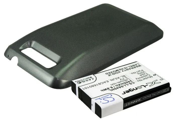 CS 2400 мАч/8.8Wh батарея для LG LS840 BL-44JS, BL-A5JN, EAC61680101, EAC61838702
CS 2400 мАч/8.8Wh батарея для LG LS840 BL-44JS, BL-A5JN, EAC61680101, EAC61838702