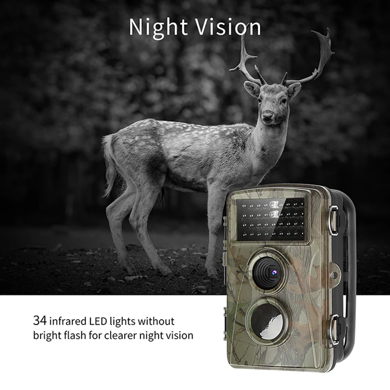

XT-453 охотничья камера IP56, водонепроницаемое инфракрасное устройство ночного видения, портативная прочная легкая наружная камера наблюдения за дикой природой
