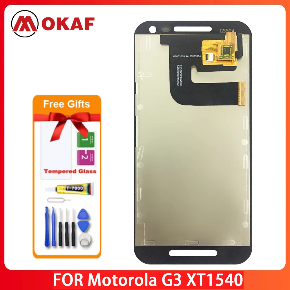 OKANFU новый оригинальный 5,0 "для Motorola MOTO G3 G 3rd Gen XT1544 XT1550 XT1540 XT1541 ЖК-дисплей сенсорный экран дигитайзер в сборе
OKANFU новый оригинальный 5,0 "для Motorola MOTO G3 G 3rd Gen XT1544 XT1550 XT1540 XT1541 ЖК-дисплей сенсорный экран дигитайзер в сборе