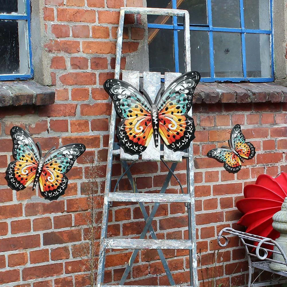 Durable Metal Butterfly Figurine Ornament Outdoor Porch Room Sculpture Yard Art Artificial Decor Garden Hanging
Durable Metal Butterfly Figurine Ornament Outdoor Porch Room Sculpture Yard Art Artificial Decor Garden Hanging