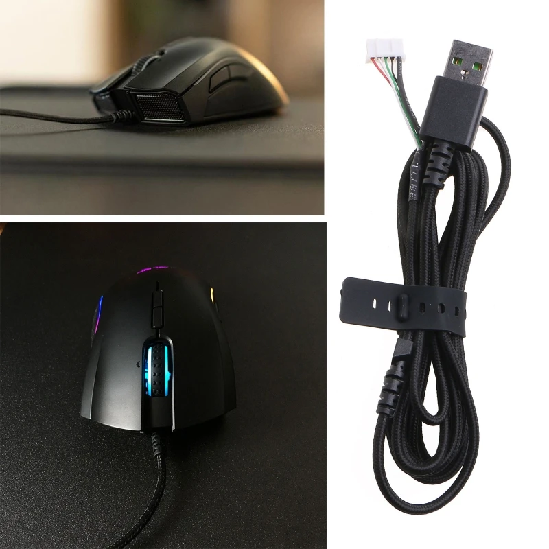 R2LB 1.8m USB Mouse Cable PVC Mice Data Line Replacement Wire for razer Mamba Elite Mouse Replacement Part Repair Accessory
R2LB 1.8m USB Mouse Cable PVC Mice Data Line Replacement Wire for razer Mamba Elite Mouse Replacement Part Repair Accessory