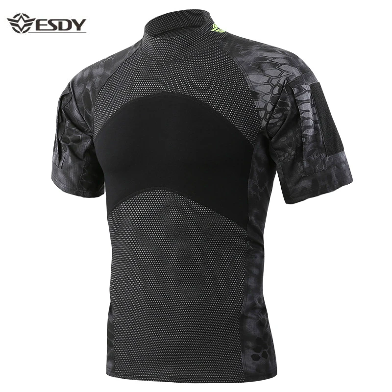 Men Hiking T-shirts Tactical Military Combat Camouflage T-shirts Outdoor Summer Breathable Quick-Dry Hunting Camping Hiking Tees
Men Hiking T-shirts Tactical Military Combat Camouflage T-shirts Outdoor Summer Breathable Quick-Dry Hunting Camping Hiking Tees