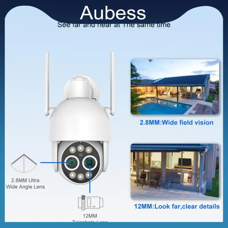Mini Ip Camera Binocular Ball Machine Outdoor Wireless Wifi Ip Camera 10x Zoom Bidirectional Voice Security Camera Camera 4mp
Mini Ip Camera Binocular Ball Machine Outdoor Wireless Wifi Ip Camera 10x Zoom Bidirectional Voice Security Camera Camera 4mp
