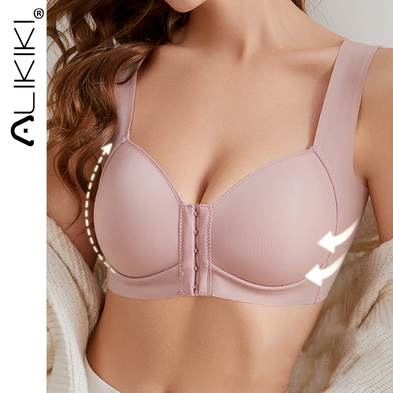 Front Closure Bras Plus Size Underwear For Women Seamless Push Up Brassiere Vest Top Sexy Bra Wireless Gathered Prevent Sagging
Front Closure Bras Plus Size Underwear For Women Seamless Push Up Brassiere Vest Top Sexy Bra Wireless Gathered Prevent Sagging