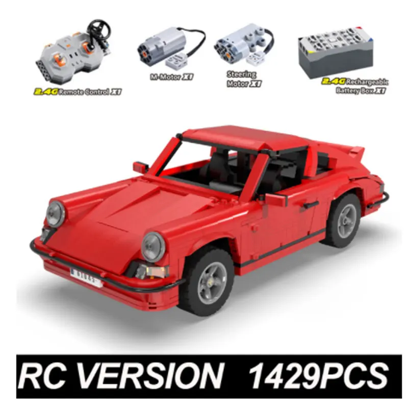 High -Tech Remote Control Red Supersport Car Creative Retro Classic Car Model Assembly Building Blocks Bricks Toys For Boy
High -Tech Remote Control Red Supersport Car Creative Retro Classic Car Model Assembly Building Blocks Bricks Toys For Boy