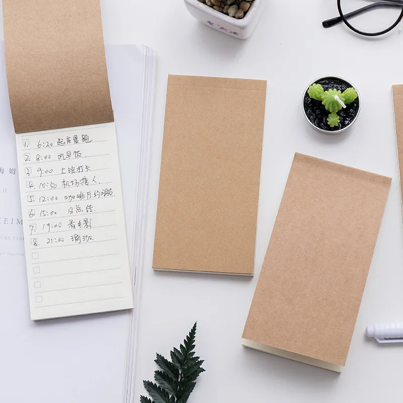 Simple Notebook Tearable Practical Kraft Paper Portable Notepad TO DO Plan Notes School Supplies Notebook Kawaii Notebook
Simple Notebook Tearable Practical Kraft Paper Portable Notepad TO DO Plan Notes School Supplies Notebook Kawaii Notebook