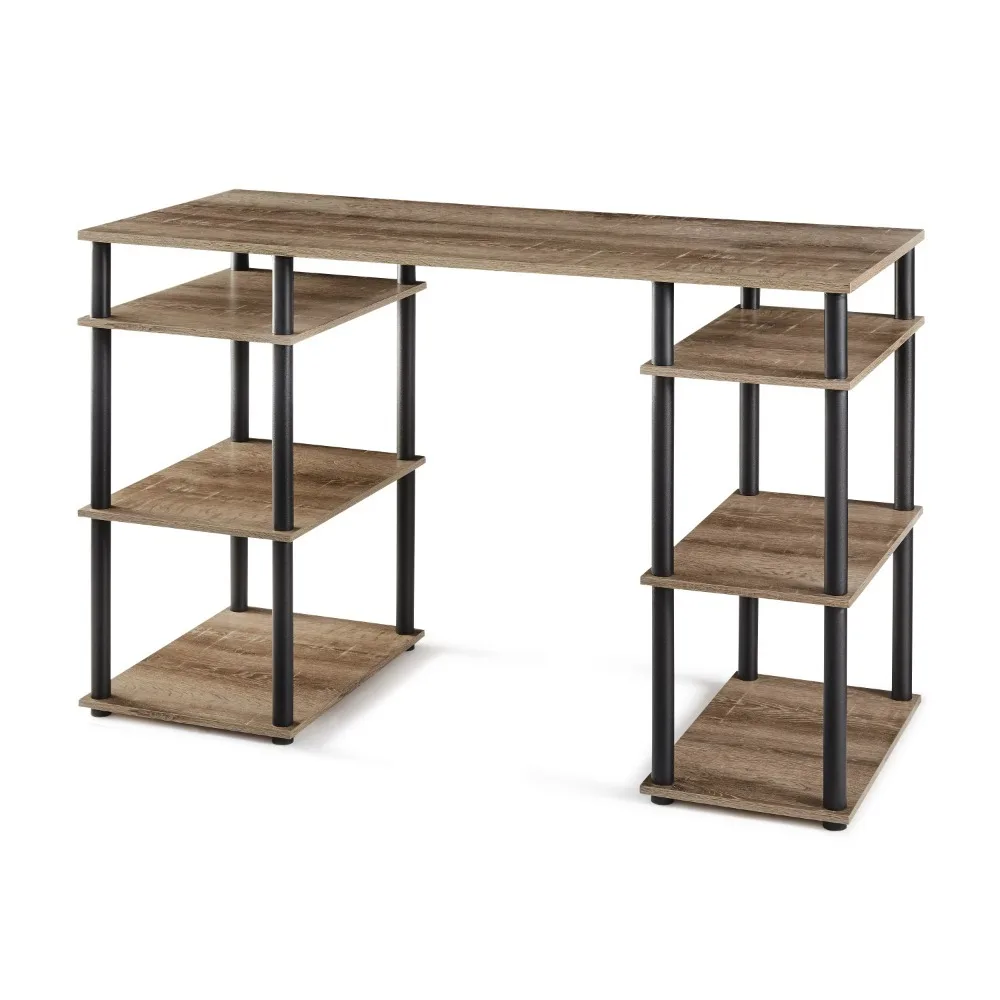 No Tools Computer Desk, Rustic Brown, office desks ,Study desk in the bedroom, home desk,
No Tools Computer Desk, Rustic Brown, office desks ,Study desk in the bedroom, home desk,