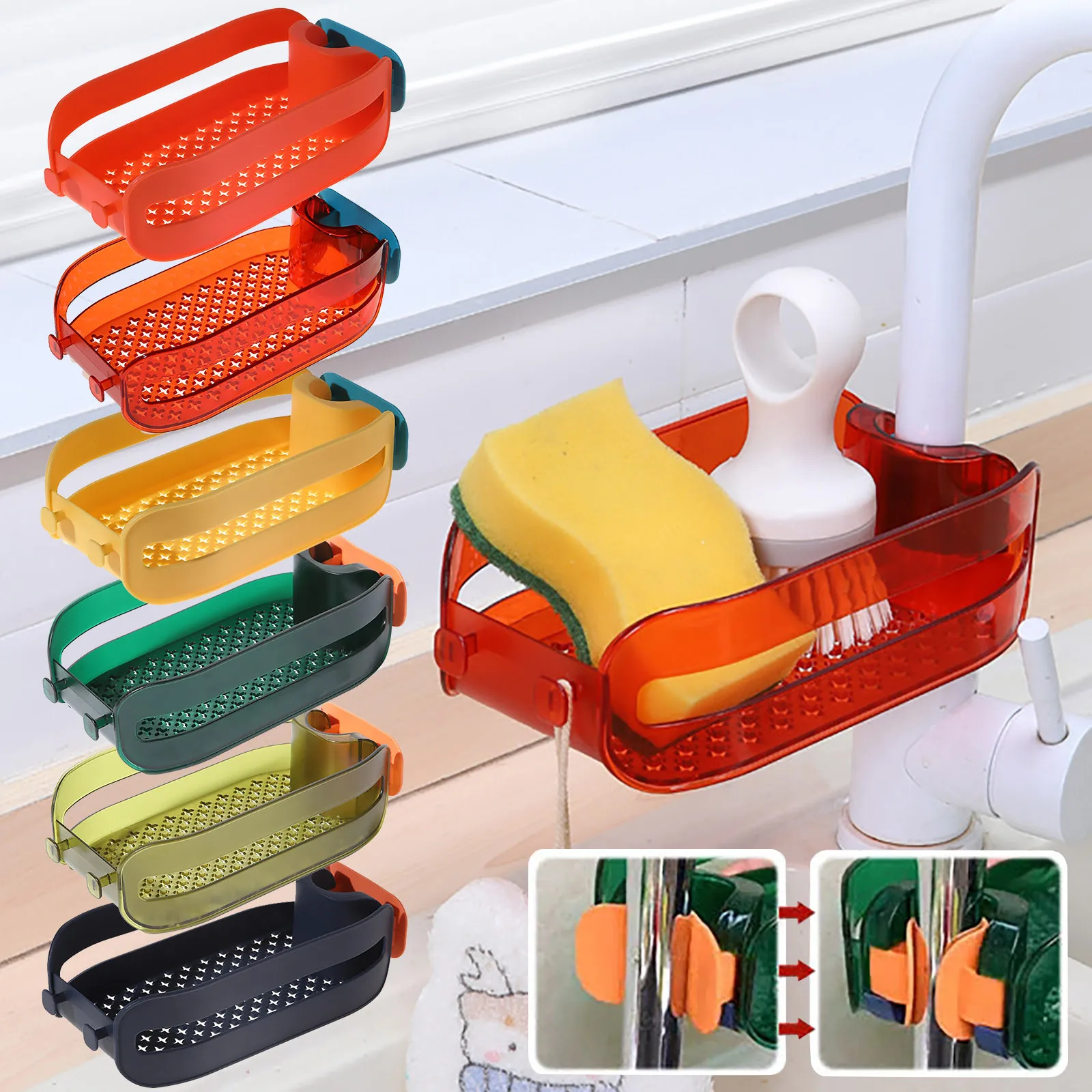 Kitchen Sink Organizer Faucet Holder Hanging Drain Rack Sponge Holder Shower Soap Drainer Shelf Basket Bathroom Water Pipe Rack
Kitchen Sink Organizer Faucet Holder Hanging Drain Rack Sponge Holder Shower Soap Drainer Shelf Basket Bathroom Water Pipe Rack