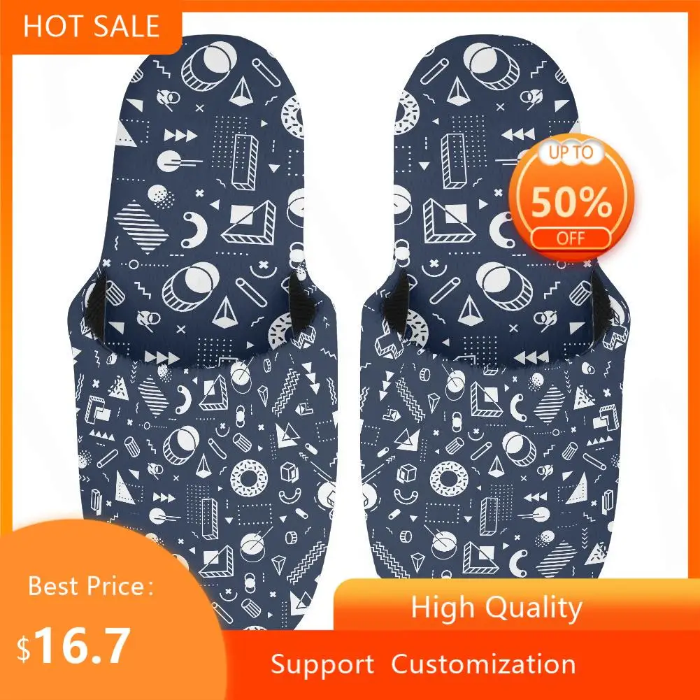 Х/б тапочки на толстой нескользящей подошве с геометрическим узором
Х/б тапочки на толстой нескользящей подошве с геометрическим узором