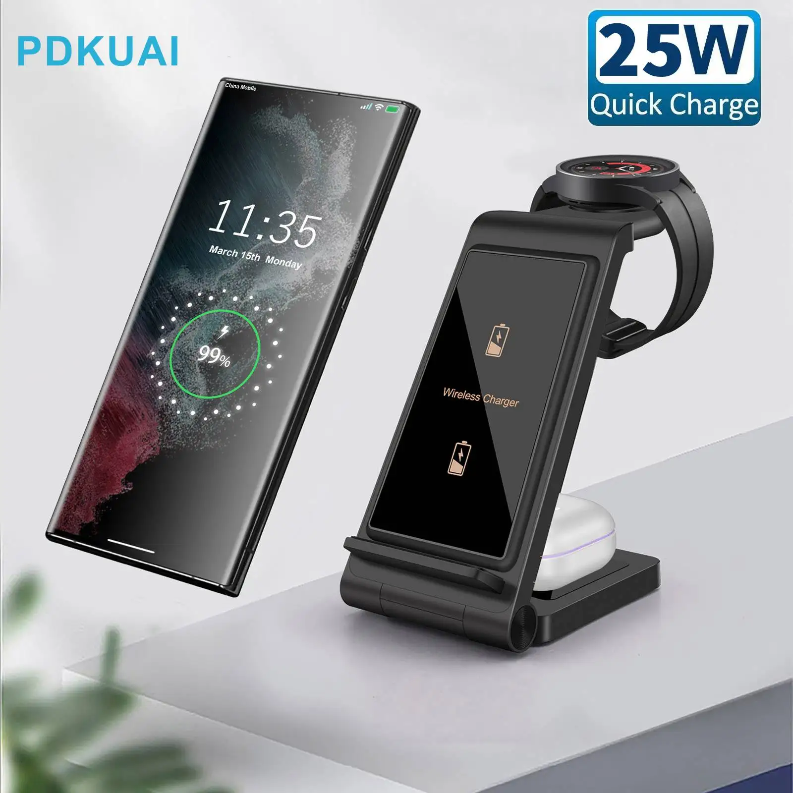Беспроводное зарядное устройство 3 в 1, 25 Вт, док-станция для Samsung Galaxy Z Fold 4/Flip 4 S22 S21 S20 S10 Galaxy Watch 5 4 Active 2/1 Buds Pro
Беспроводное зарядное устройство 3 в 1, 25 Вт, док-станция для Samsung Galaxy Z Fold 4/Flip 4 S22 S21 S20 S10 Galaxy Watch 5 4 Active 2/1 Buds Pro