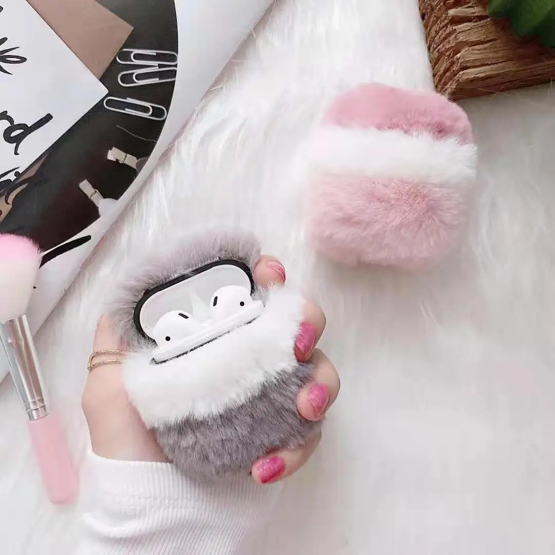 For AirPods 1/2/Pro Warm Cute Plush Case for AirPods Pro wireless Bluetooth earphone Protective Case
For AirPods 1/2/Pro Warm Cute Plush Case for AirPods Pro wireless Bluetooth earphone Protective Case