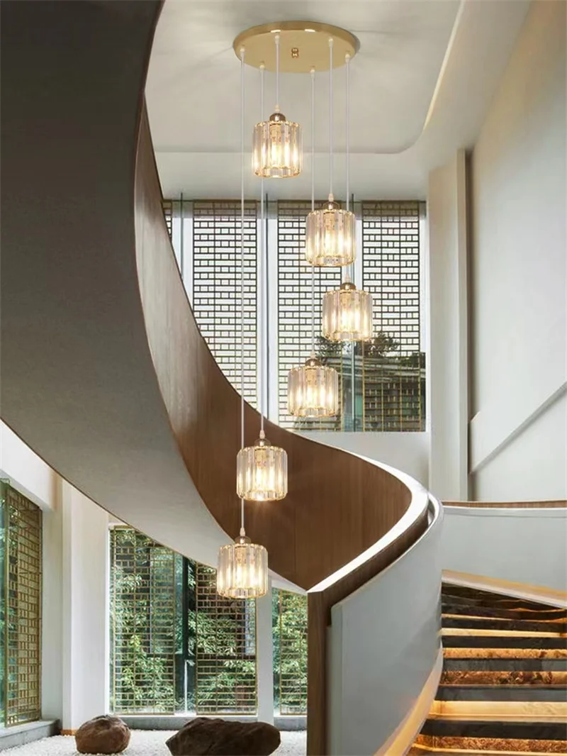 Люстра для лестницы в европейском стиле
Люстра для лестницы в европейском стиле