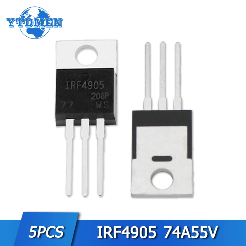 ТРАНЗИСТОР IRF4905 4905 IRF4905PBF TO220 MOSFET FETs 55 в 74A TO-220, комплект полевых транзисторов, комплект электронных компонентов, 5 шт.
ТРАНЗИСТОР IRF4905 4905 IRF4905PBF TO220 MOSFET FETs 55 в 74A TO-220, комплект полевых транзисторов, комплект электронных компонентов, 5 шт.