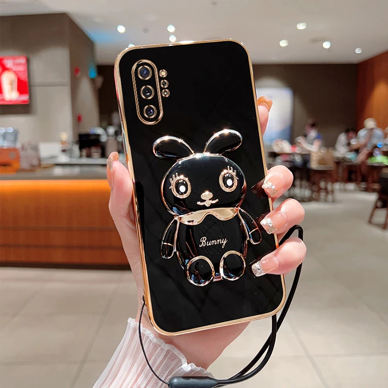 Симпатичный мультяшный кролик Складная подставка для Samsung Galaxy Note 10 Plus чехол для телефона со шнурком роскошный чехол с покрытием
Симпатичный мультяшный кролик Складная подставка для Samsung Galaxy Note 10 Plus чехол для телефона со шнурком роскошный чехол с покрытием