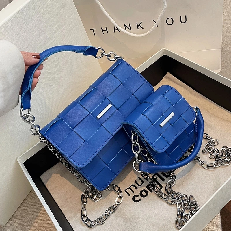 Cute Mini Leather Weave Design Crossbody Bags for Women Brand Pu Leather Women Shoulder Bags Small Square Chain woman handbags
Cute Mini Leather Weave Design Crossbody Bags for Women Brand Pu Leather Women Shoulder Bags Small Square Chain woman handbags