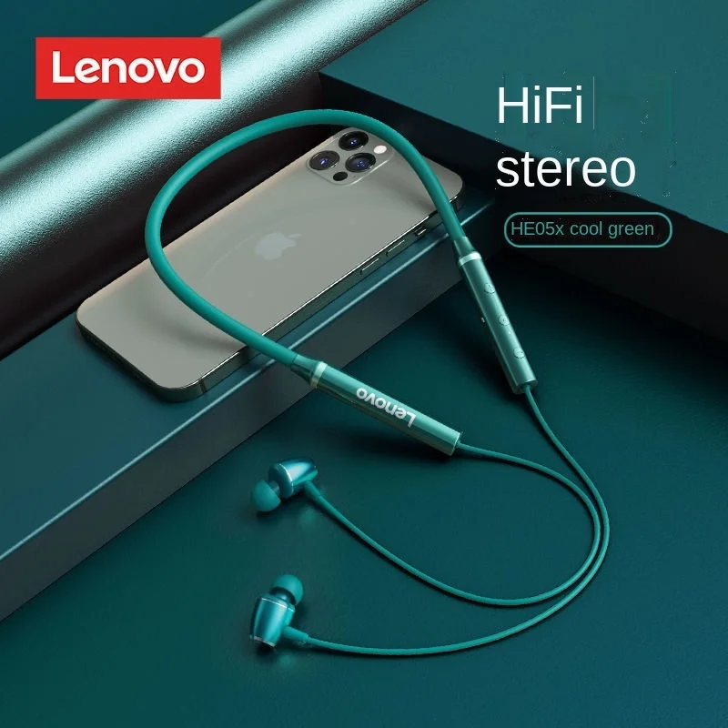 Беспроводные наушники Lenovo HE05 с Bluetooth 5,0, магнитные наушники с шейным ободом, двойные стереонаушники с басами, спортивные наушники с шумопода...
Беспроводные наушники Lenovo HE05 с Bluetooth 5,0, магнитные наушники с шейным ободом, двойные стереонаушники с басами, спортивные наушники с шумопода...
