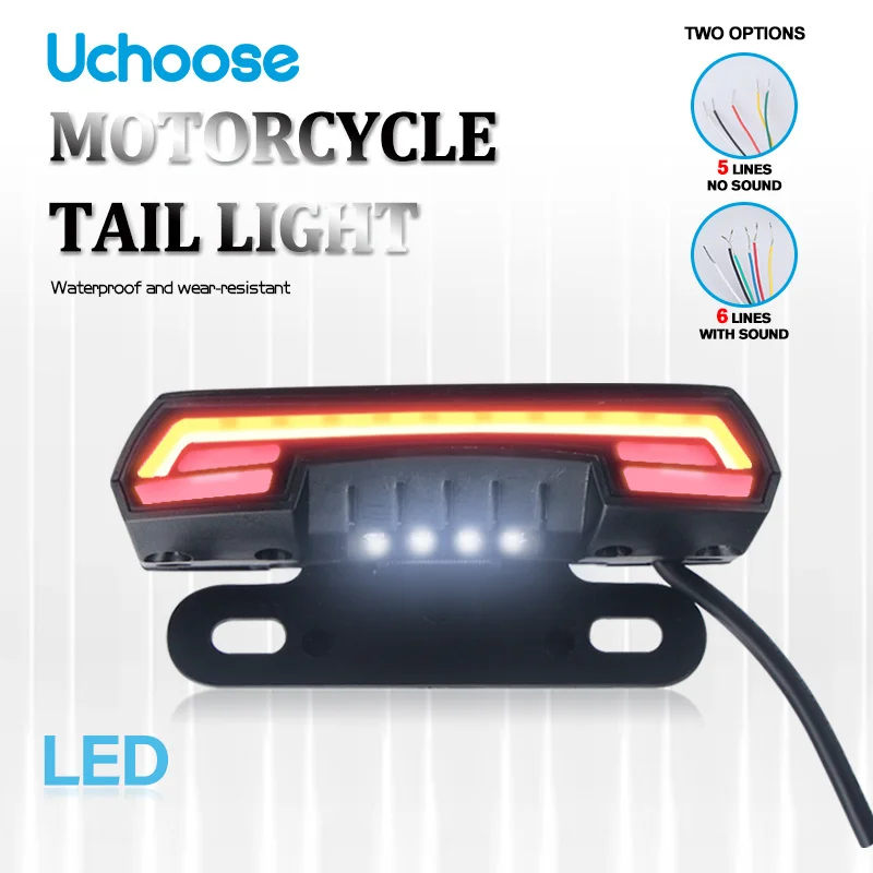 New Motorcycle Tail Light LED Battery Car Headlight Turn Signal Lights With Sound High Brightness Water Proof Colourful
New Motorcycle Tail Light LED Battery Car Headlight Turn Signal Lights With Sound High Brightness Water Proof Colourful