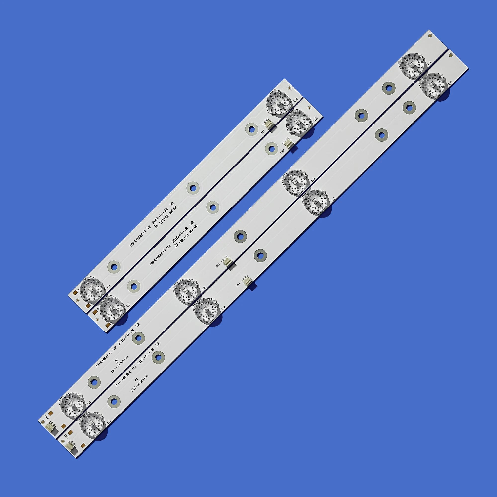 

New 4 pcs/set LED Backlight strip for akai AKTV3221 32LED38P JS-D-JP3220-041EC E32F2000 D32-0A35 MS-L0928-L R V2 HV320WHB-N80