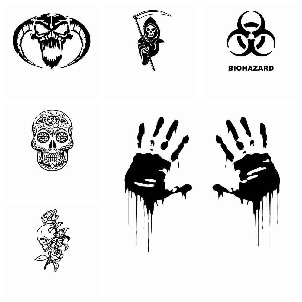 10 Styles Hot Sale Skull Car Sticker Funny Wrap Vinyl Car-Styling Auto Stickers And Decals Cars Decoration Accessories
10 Styles Hot Sale Skull Car Sticker Funny Wrap Vinyl Car-Styling Auto Stickers And Decals Cars Decoration Accessories