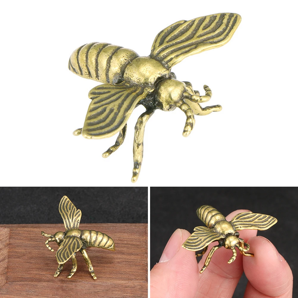 1PCS Brass Bee Statue Mini Animal Metal Figurine Home Decor Desktop Craft Ornaments Sculpture Decoration For Home Office
1PCS Brass Bee Statue Mini Animal Metal Figurine Home Decor Desktop Craft Ornaments Sculpture Decoration For Home Office