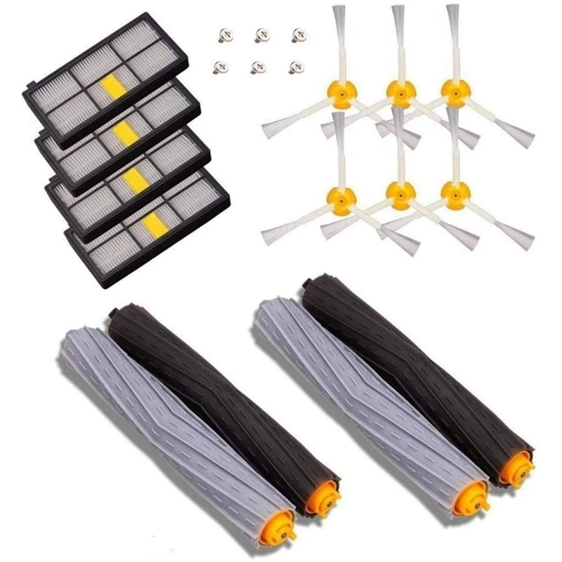 Hot Sale Vacuum Spare Parts For Irobot Roomba 800 And 900 Series Accessory Kit Main Side Brush Hepa Filter
Hot Sale Vacuum Spare Parts For Irobot Roomba 800 And 900 Series Accessory Kit Main Side Brush Hepa Filter