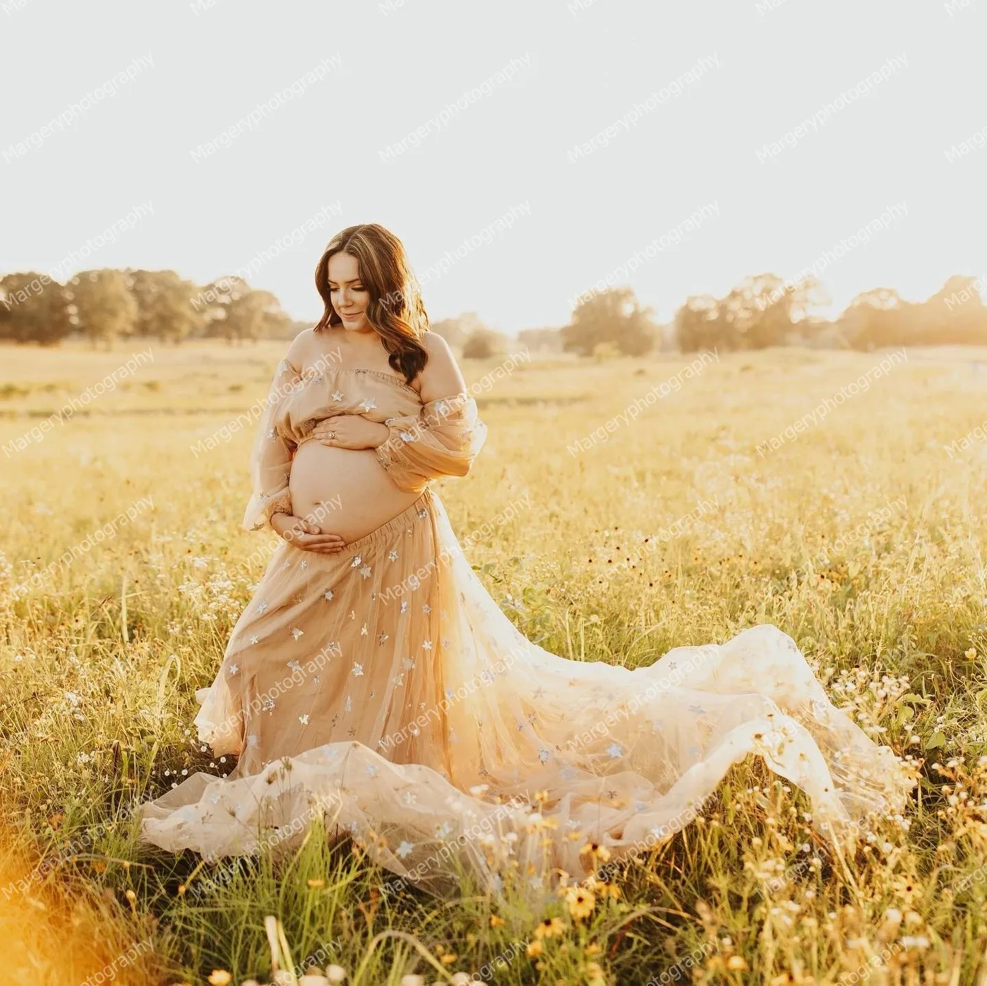 Уникальное Тюлевое платье для беременных со звездами для фотосъемки из двух частей платья для беременных с разрезом сбоку Длинные свадебные платья по индивидуальному заказу 
Уникальное Тюлевое платье для беременных со звездами для фотосъемки из двух частей платья для беременных с разрезом сбоку Длинные свадебные платья по индивидуальному заказу