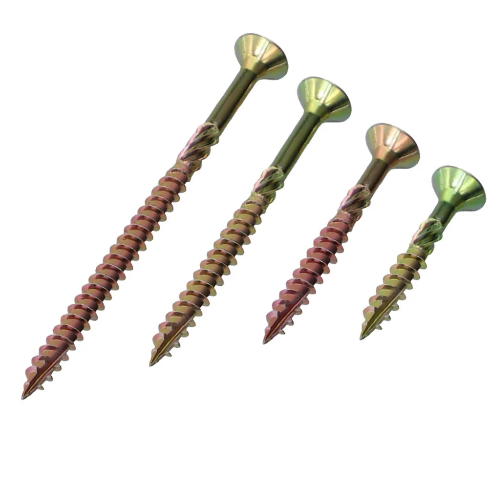 100Pcs/Pack Woodworking Screw T25 Countersunk Head Plum Blossom Groove Screw Flat Head Self Tapping Screws For Wood Hand Tool
100Pcs/Pack Woodworking Screw T25 Countersunk Head Plum Blossom Groove Screw Flat Head Self Tapping Screws For Wood Hand Tool