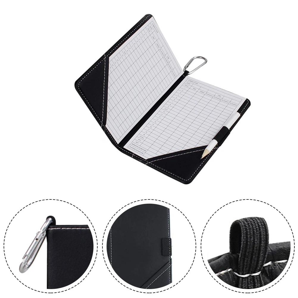 Golf из искусственной кожи держатель Scorebook 11*16 см с магнитной черной подставкой
Golf из искусственной кожи держатель Scorebook 11*16 см с магнитной черной подставкой