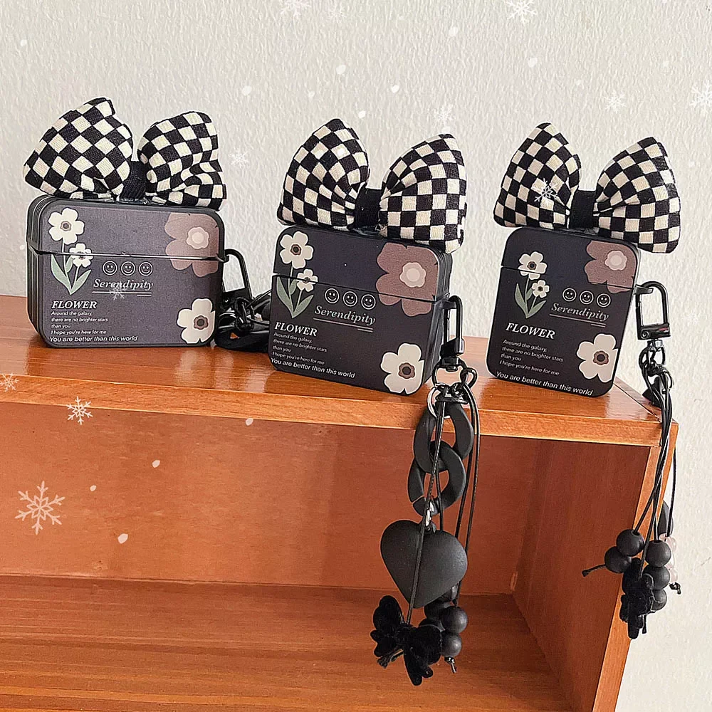Lovely Earphone Case For AirPods 3 new Bow knot Smiley Flower Bluetooth Headset Case with Keychain Cover for Air Pods 2 / Pro
Lovely Earphone Case For AirPods 3 new Bow knot Smiley Flower Bluetooth Headset Case with Keychain Cover for Air Pods 2 / Pro
